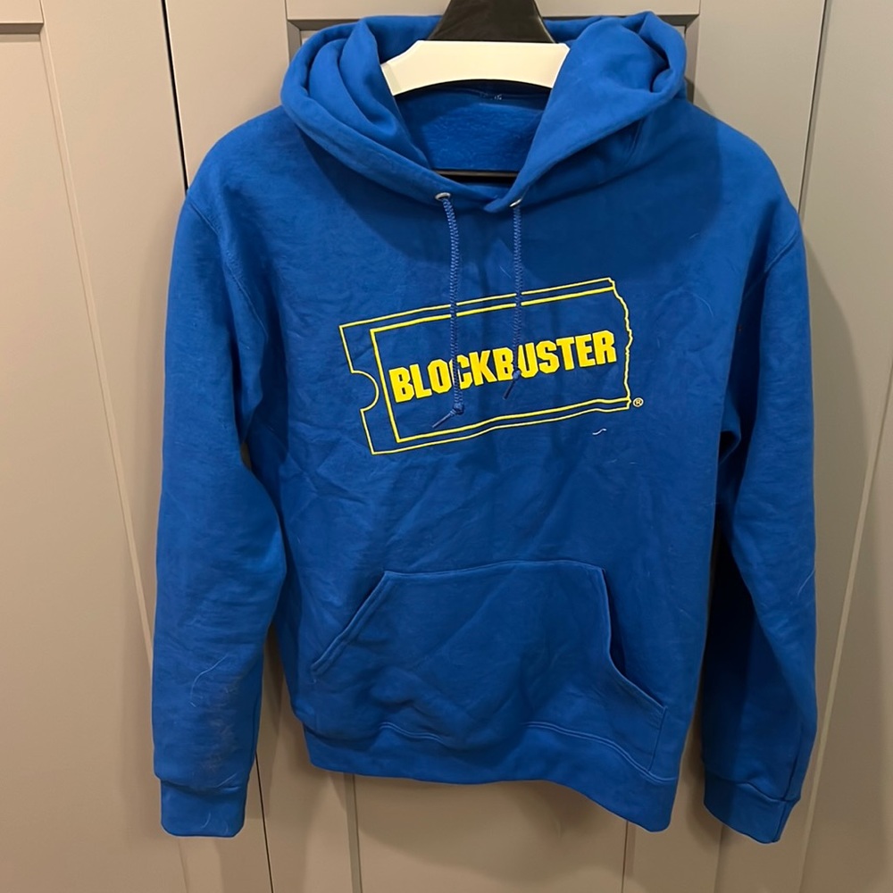 Blockbuster hoodie blue size small